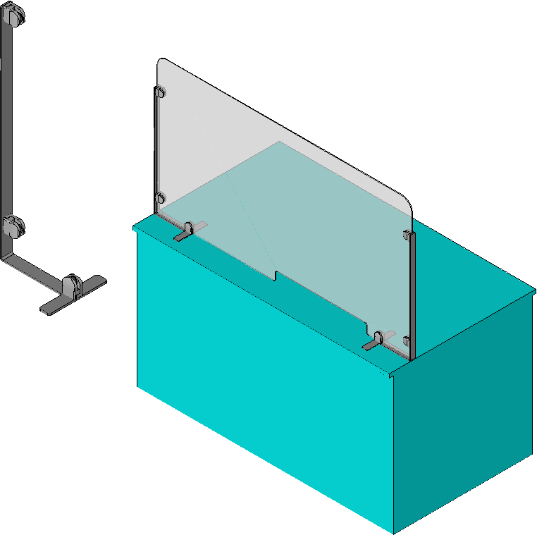Dividing Panel for Counter or Desk